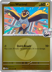 Iono's Wattrel (Energy Symbol Pattern) Ascended Heroes Common 071/217 by Shark Pop Culture on MYNTED