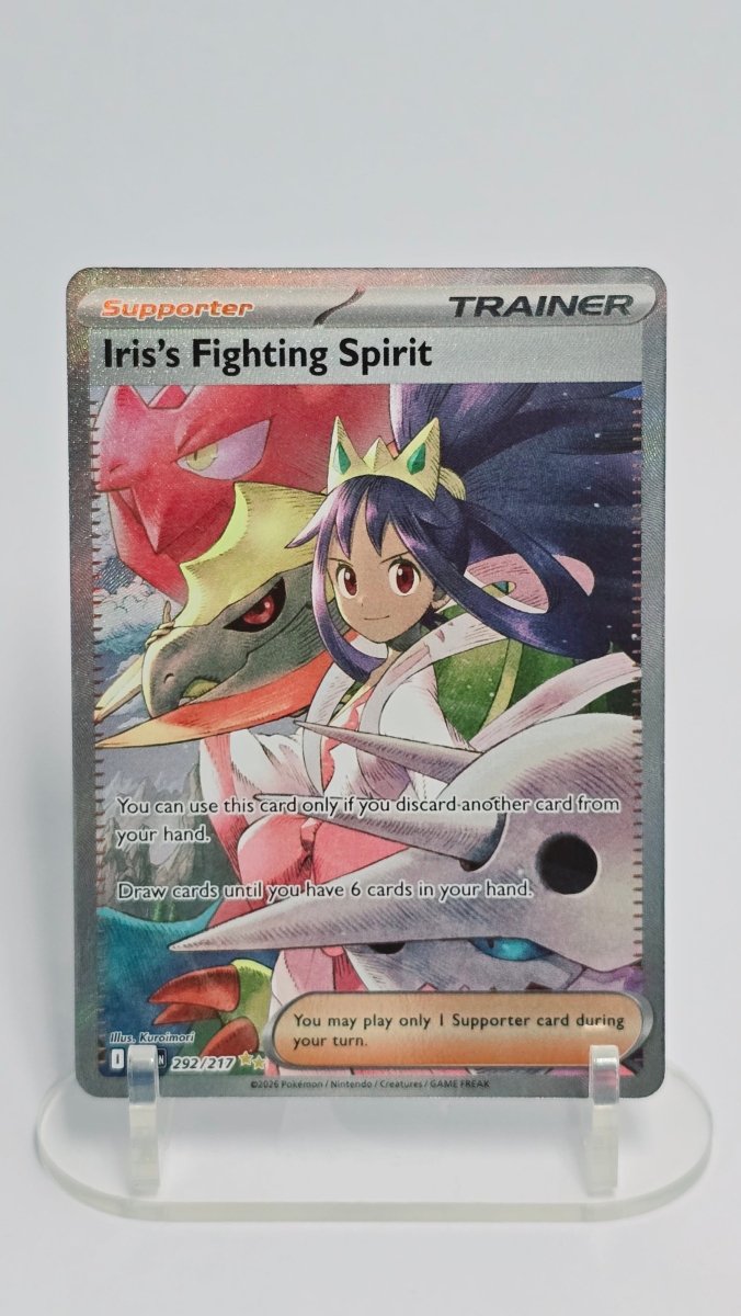 Iris's Fighting Spirit - Ascended Heroes - SIR 292/217 - English by MechaKai Collectibles on MYNTED