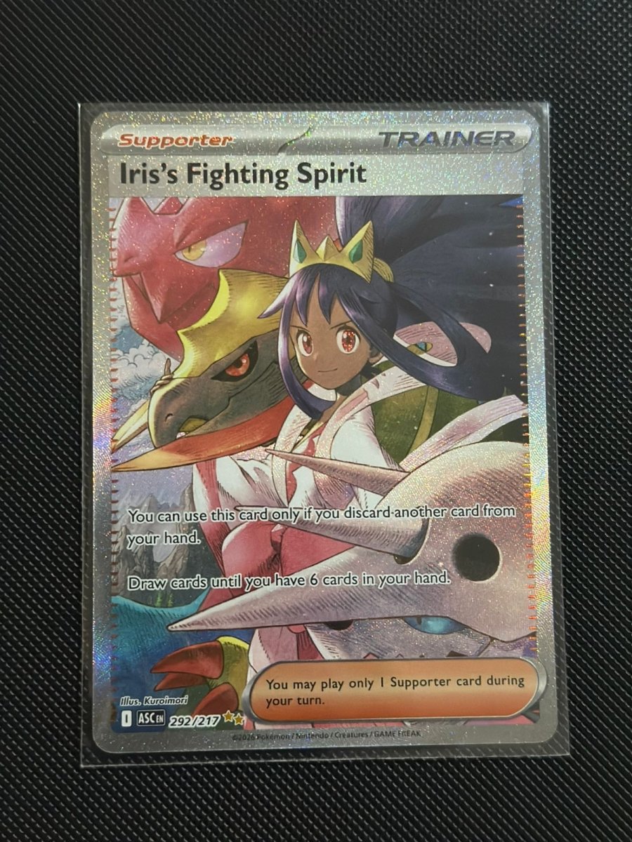 Iris's Fighting Spirit Ascended Heroes Special Illustration Rare • 292/217 Near Mint • Holofoil by Marnie’s TCG on MYNTED