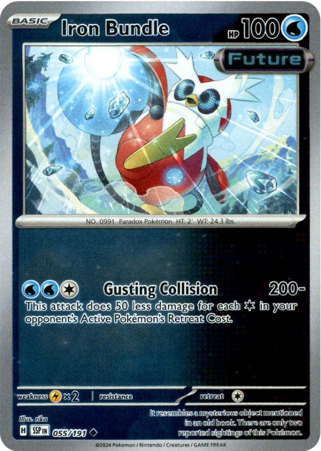 Iron Bundle [Reverse Holo] 55 Pokemon Surging Sparks by Moe‘s Vault on MYNTED