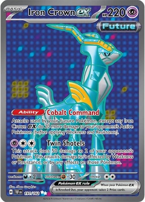 Iron Crown ex - 191/162 - SV05: Temporal Forces (TEF) by Poké Dubai on MYNTED