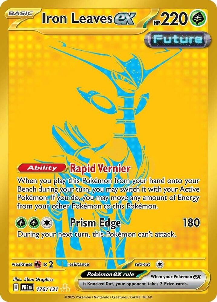 Iron Leaves ex - SV: Prismatic Evolutions (PRE) by Poké Dubai on MYNTED