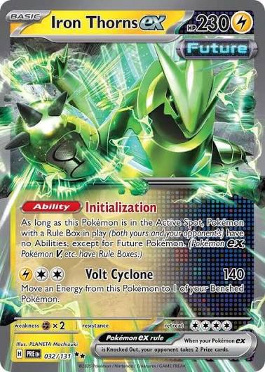 iron thorns ex prismatic evolutions 032/131 by ISB Collector on MYNTED