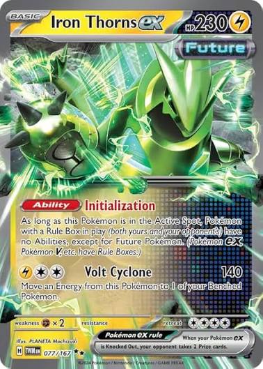 iron thorns ex twilight masquerade 077/167 by ISB Collector on MYNTED