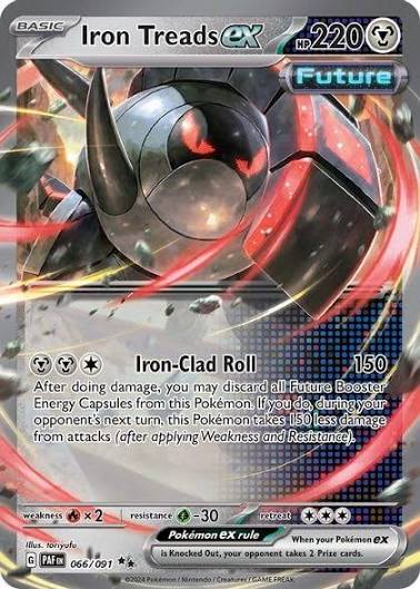 iron treads ex paldean fates 066/091 by ISB Collector on MYNTED