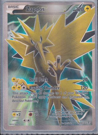 Zapdos Generations Holo Rare 29