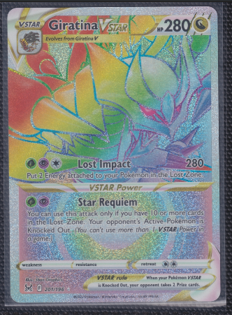 Giratina VSTAR (Secret) Lost Origin Secret Rare 201/196