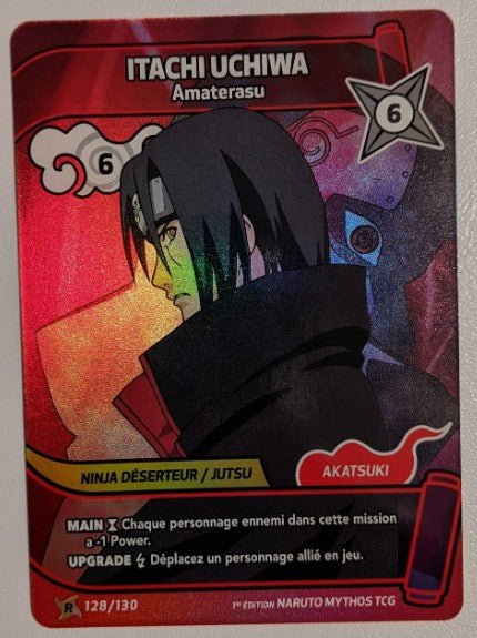 ITACHI UCHIHA 128 / 130 - R - Naruto Mythos by Shaibz TCG on MYNTED