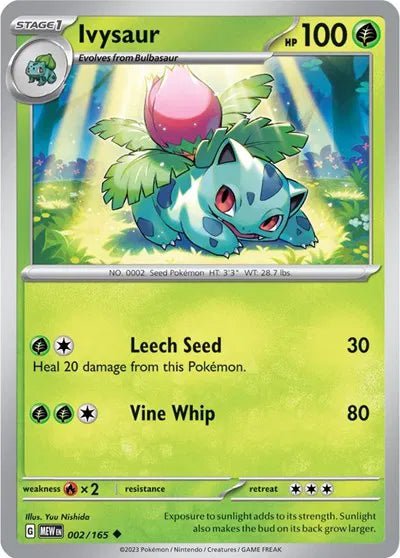Ivysaur - 002/165 - Reverse Holofoil by The Archive Stop on MYNTED