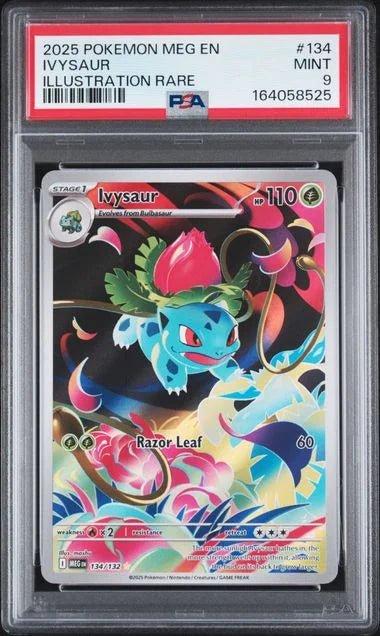 Ivysaur 134/132 (Mega Evolution) — PSA 9 by Mikeepulls on MYNTED