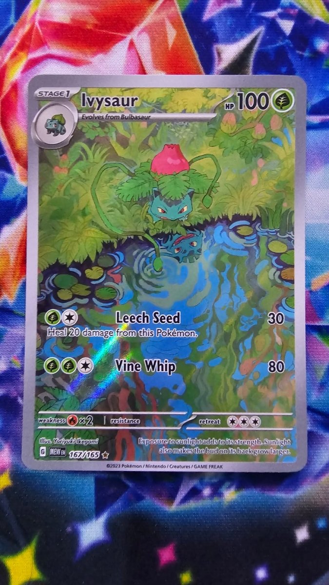 Ivysaur 167/165 - 151 - Illustration Rare by Light Collectibles on MYNTED