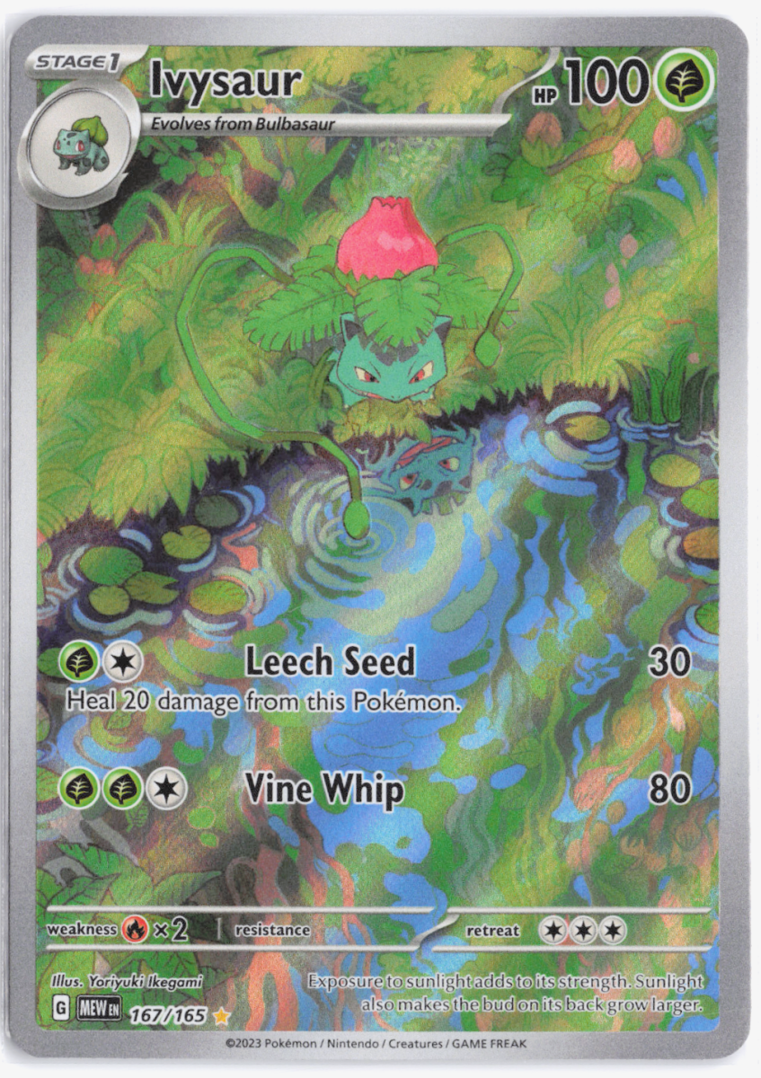 Ivysaur SV: 151 Illustration Rare 167/165 by Schmutzfink TCG on MYNTED