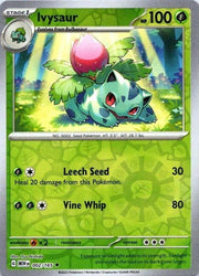 Ivysaur SV: 151 Uncommon • 002/165 Reverse Holofoil by Shark Pop Culture on MYNTED