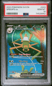 PSA 10 Spidops ex Scarlet & Violet Base Set Special Illustration Rare 243/198