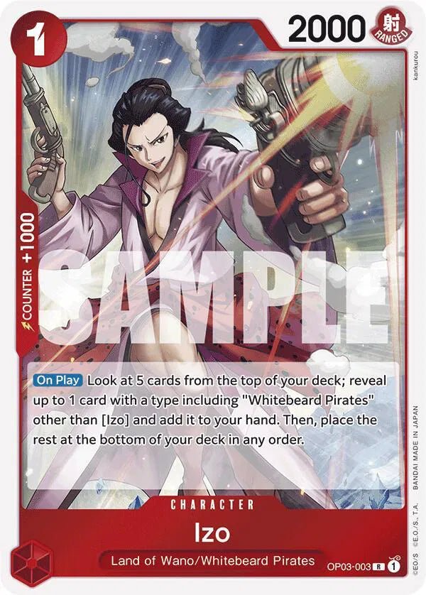 Izo (OP03 - 003) (Reprint) Premium Booster R OP03 - 003 by Schmutzfink TCG on MYNTED