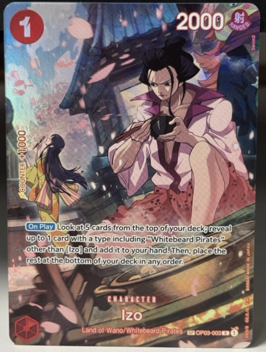 Izo (SP) - 500 Years in the Future (OP03-003) by Nekohime TCG on MYNTED