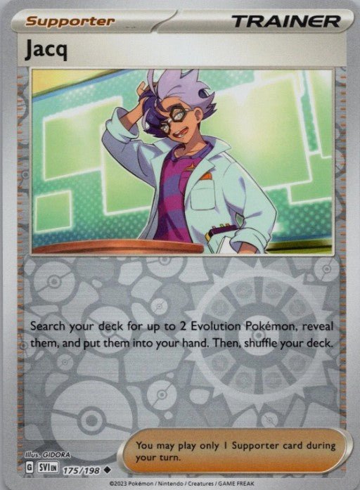 Jacq [Reverse Holo] 175 Pokemon Scarlet & Violet by Shaibz TCG on MYNTED