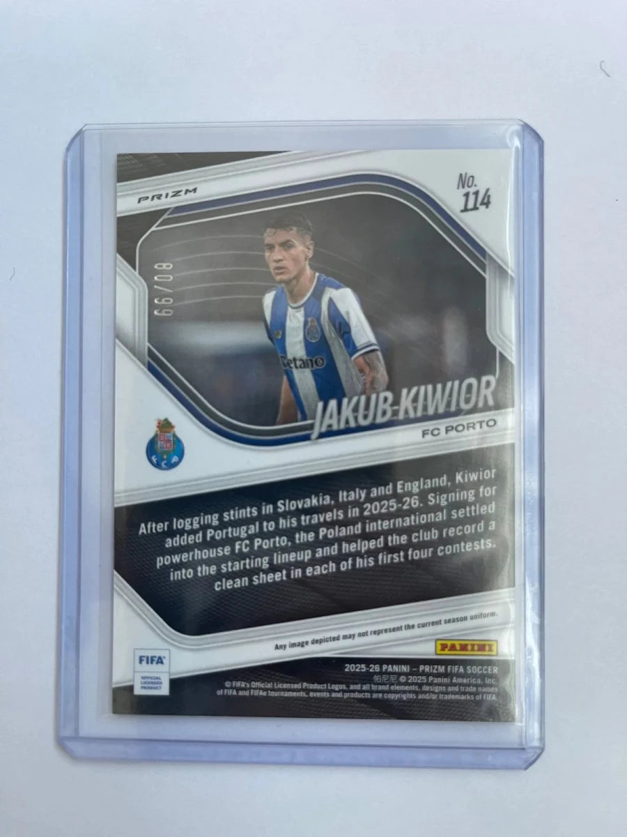 Jakub Kiwior /99 - 25-26 Panini Prizm by Card Market Ahuy on MYNTED