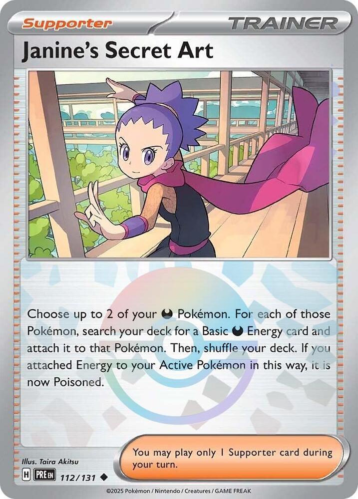 Janine's Secret Art - 112/131 (Poke Ball Pattern) - SV: Prismatic Evolutions (PRE) by SAFAQATI on MYNTED