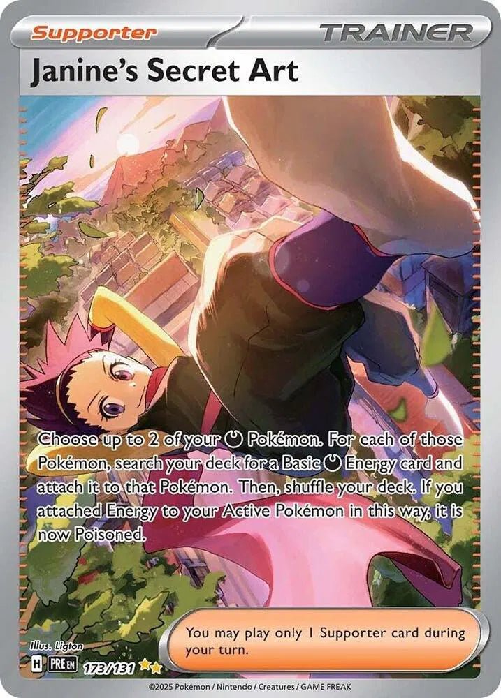 Janine's Secret Art Prismatic Evolutions Special Illustration Rare 173/131 by PokeSource on MYNTED
