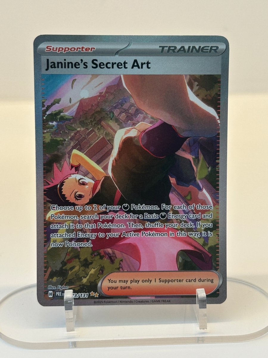 Janine's Secret Art Prismatic Evolutions Special Illustration Rare 173/131 by PokeSource on MYNTED
