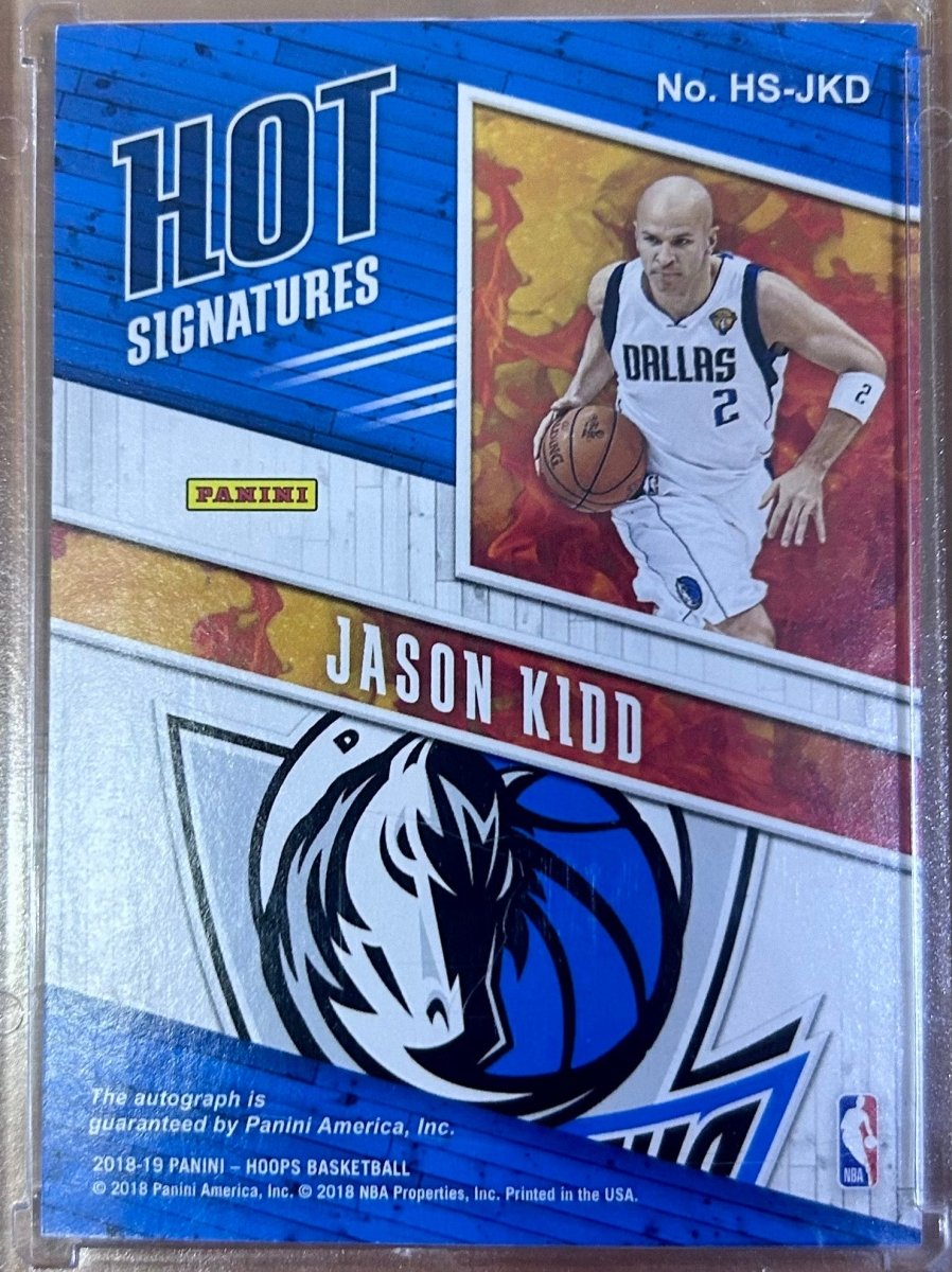 Jason Kidd 2018 Hoops Hot Signatures by Rip and Collect on MYNTED