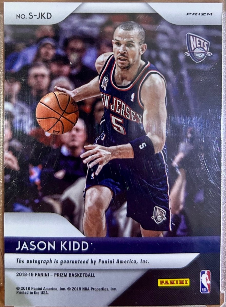 Jason Kidd 2018 Prizm Silver Signatures by Rip and Collect on MYNTED