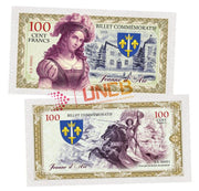 Jeanne d'Arc 100 Cent Francs UNCB banknote by UNCB on MYNTED
