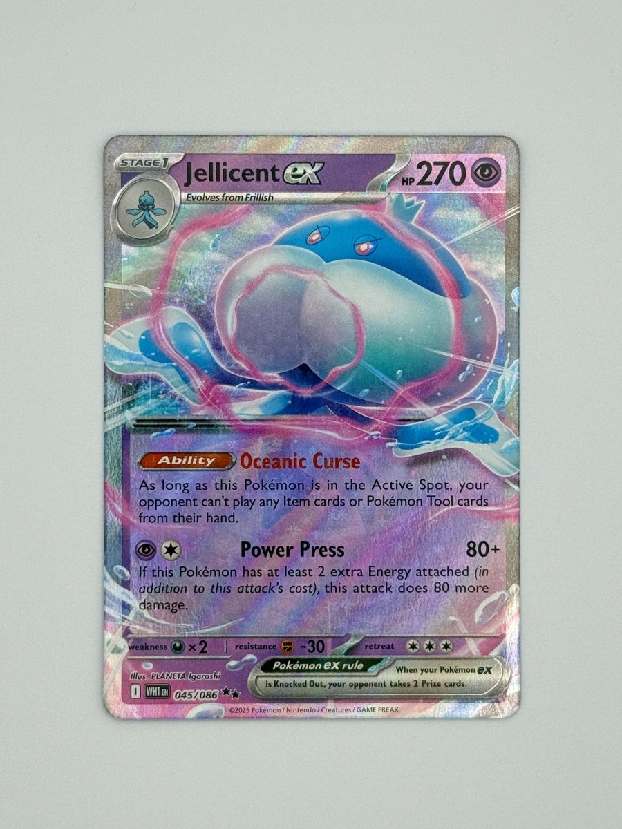 Jellicent ex · White Flare (WHT) 045 by PokeMarsi on MYNTED