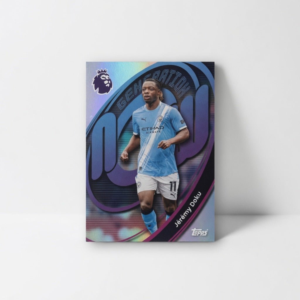 Jérémy Doku Generation Now — 2025 - 26 Topps Premier League — Manchester City by KitRoom Cards on MYNTED