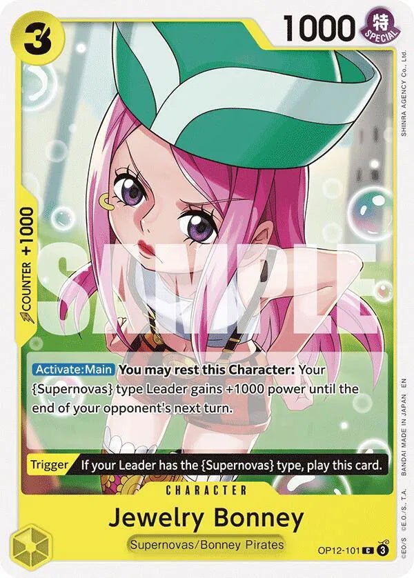 Jewelry Bonney (101) OP12-101 (Legacy of the Master) by Lmerj Collects on MYNTED