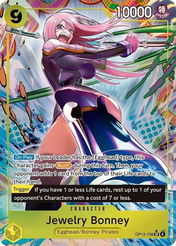 Jewelry Bonney (108) (Alternate Art) SR OP13-108 by OP Strike TCG on MYNTED