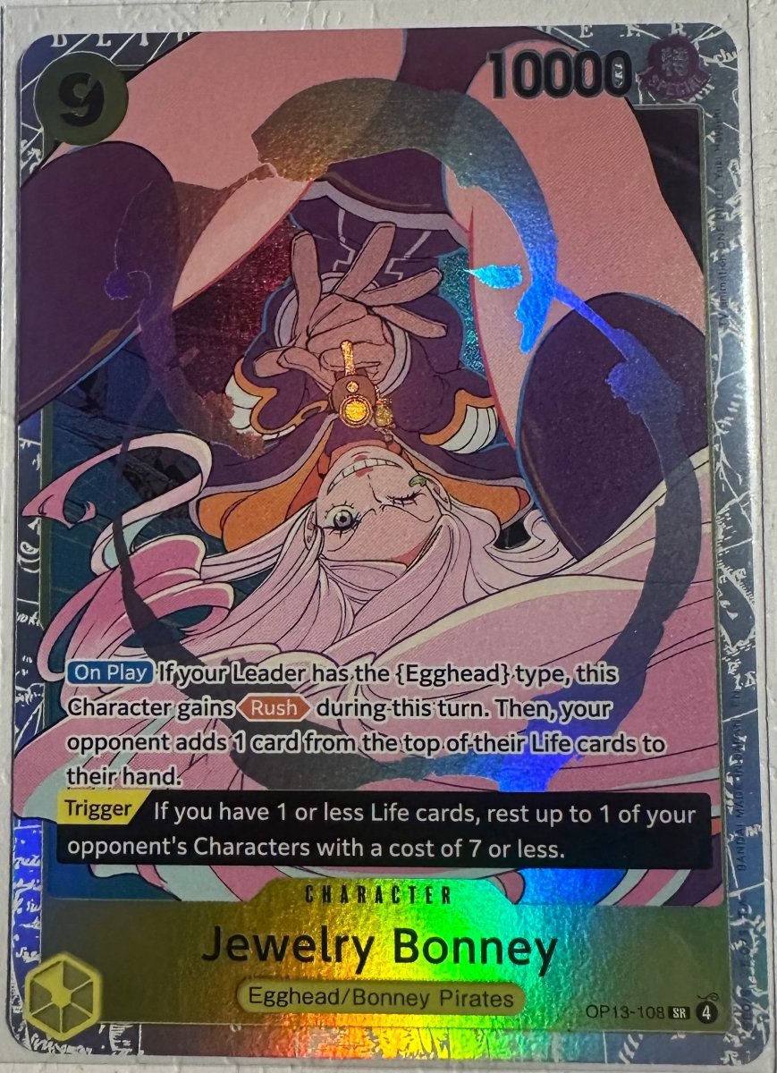 Jewelry Bonney OP13 - 108 SR One Piece CCG Carrying On His Will NM by Coolectibles on MYNTED