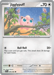 Jigglypuff 076/094 · Normal (Phantasmal Flames) by Magic Vault on MYNTED
