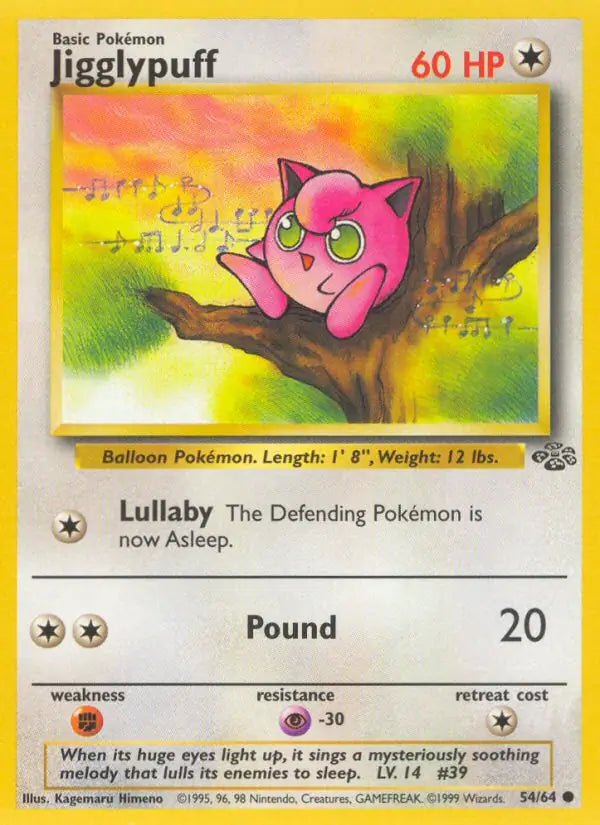 Jigglypuff - 54/64 - Jungle (Unlimited) by The Archive Stop on MYNTED