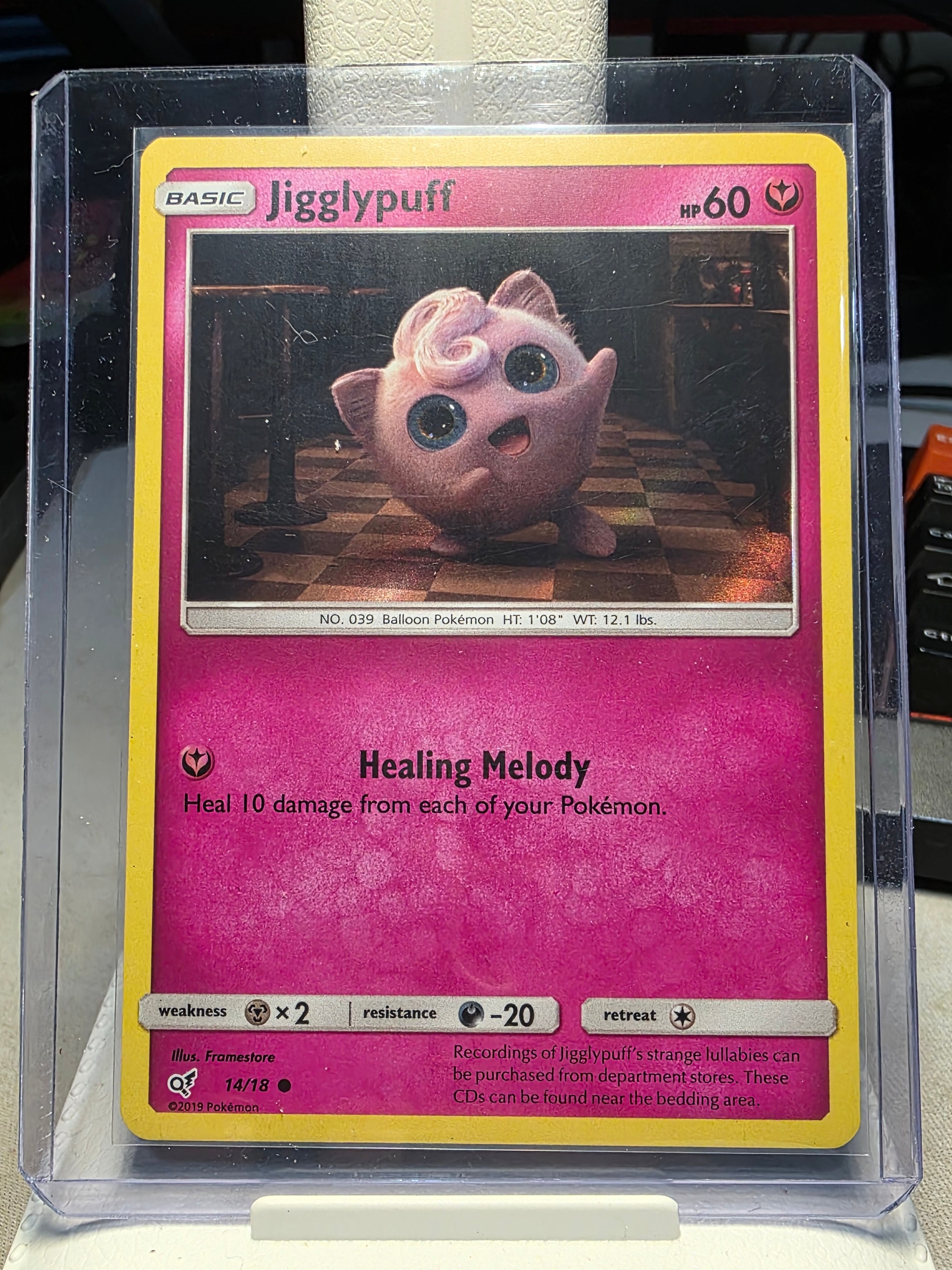 Jigglypuff 14/18 (Holo) - Detective Pikachu
