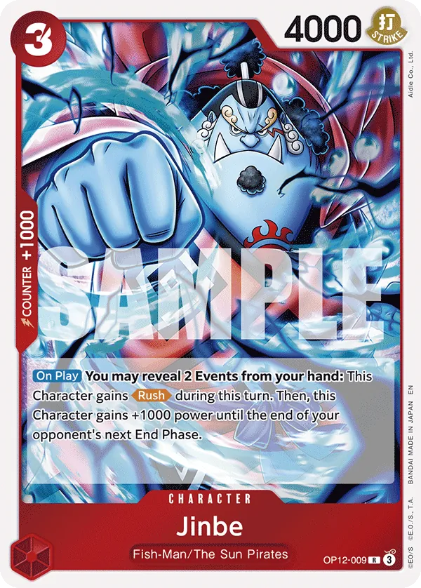 Jinbe OP12 - 009 Rare Foil One Piece TCG LOTM English NM by Coolectibles on MYNTED