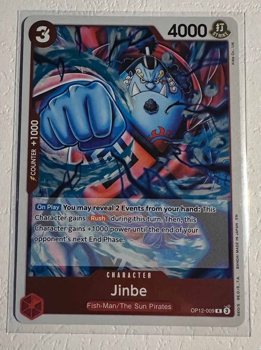 Jinbe OP12 - 009 Rare Foil One Piece TCG LOTM English NM by Coolectibles on MYNTED