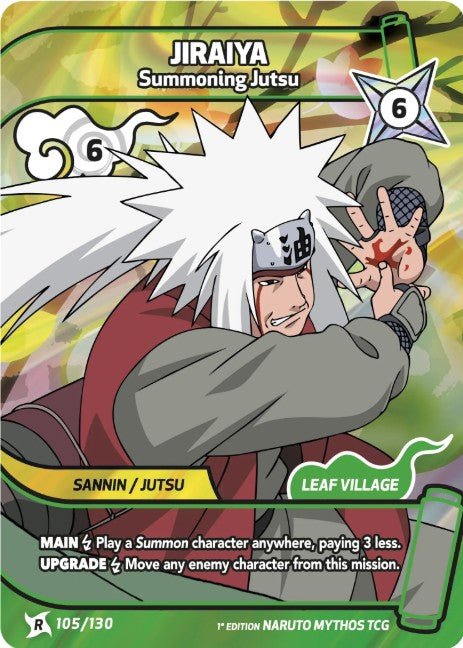 JIRAIYA 105/130 - R - Naruto Mythos by Shaibz TCG on MYNTED