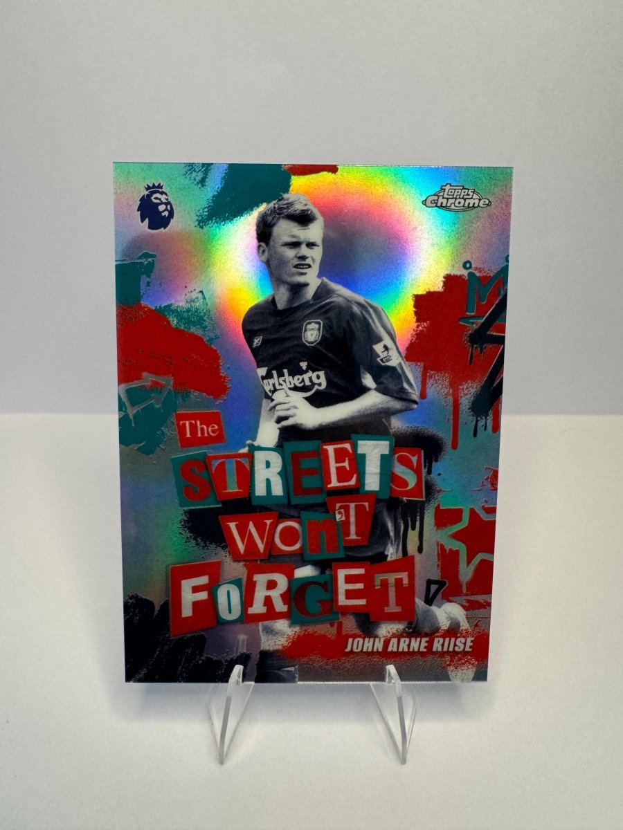 John Arne Riise SWF - 12 The Streets Won't Forget — 2026 Topps Chrome Premier League — Liverpool FC by KitRoom Cards on MYNTED