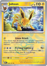 Jolteon - 029/131 (Poke Ball Pattern) - SV: Prismatic Evolutions (PRE) by SAFAQATI on MYNTED