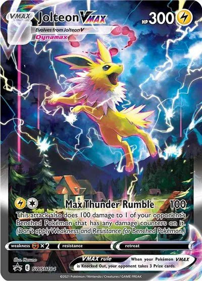 Jolteon VMAX Sword & Shield Promo Promo SWSH184 by PokeSource on MYNTED