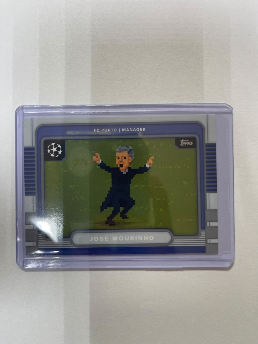 Jose Mourinho - 2025-26 Topps UEFA UCC - 8-bit Shots Insert by Card Market Ahuy on MYNTED