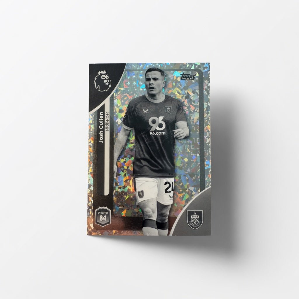 Josh Cullen 314 Black Crystal 01/75 — 2025 - 26 Topps Premier League — Burnley FC by KitRoom Cards on MYNTED