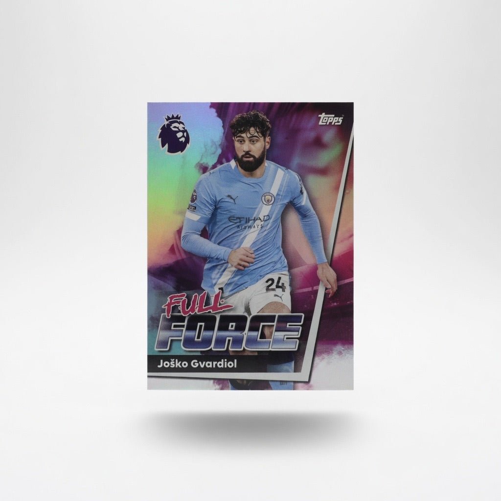 Joško Gvardiol Full Force 197 — 2025 - 26 Topps Premier League — Manchester City by KitRoom Cards on MYNTED