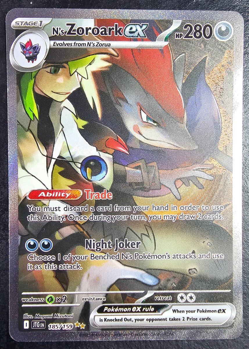 Journey Together N's Zoroark Ex 185/159 by PlayVault on MYNTED