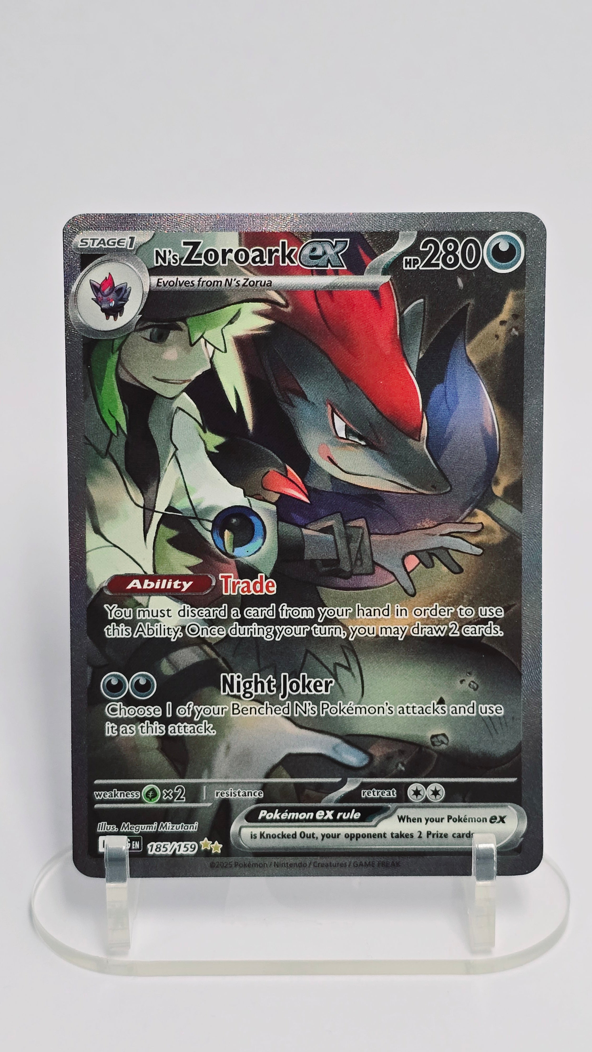 N's Zoroark ex - Journey Together - SIR 185/159 - English