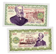 Jules Verne 100 Cent Francs UNCB banknote by UNCB on MYNTED