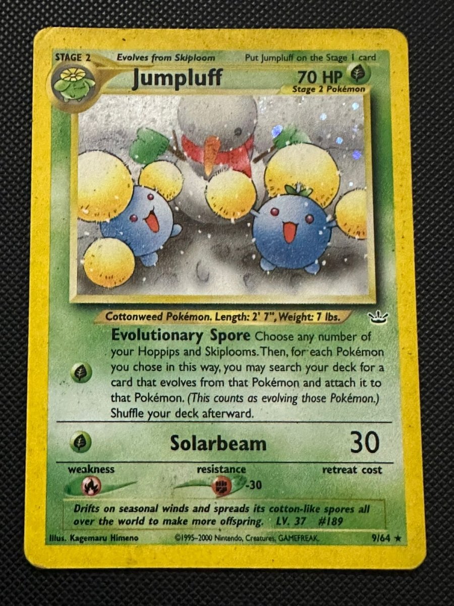Jumpluff Neo Revelation Holo Rare 9 (MP) by Marnie’s TCG on MYNTED