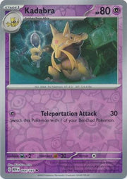 Kadabra 064/165 - Reverse Holo (Pokemon 151) by The Cardboard Grind on MYNTED